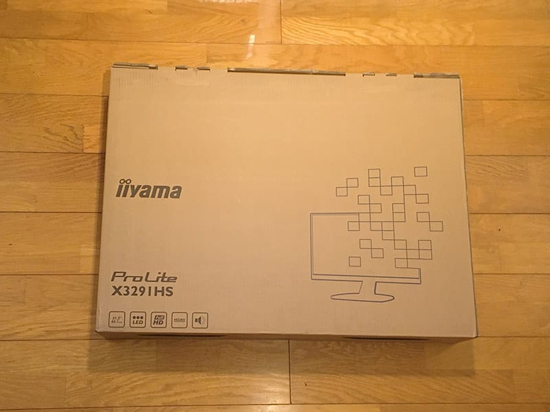 iiyama モニターディスプレイ X3291HS-B1 (31.5インチ）を買いました。